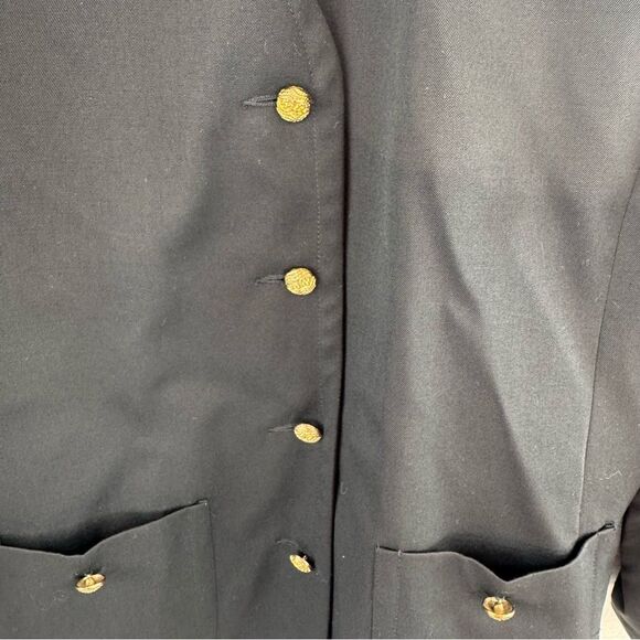 Christian Dior Vintage Wool Button Front Blazer - Picture 2 of 4